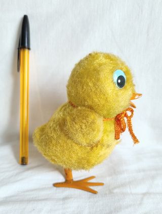 Pollito de juguete vintage