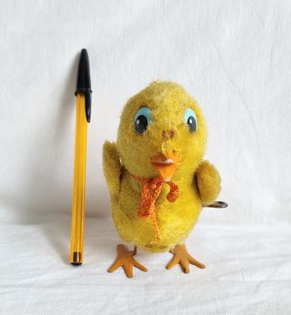 Pollito de juguete vintage