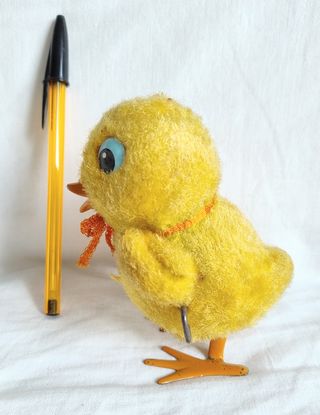 Pollito de juguete vintage