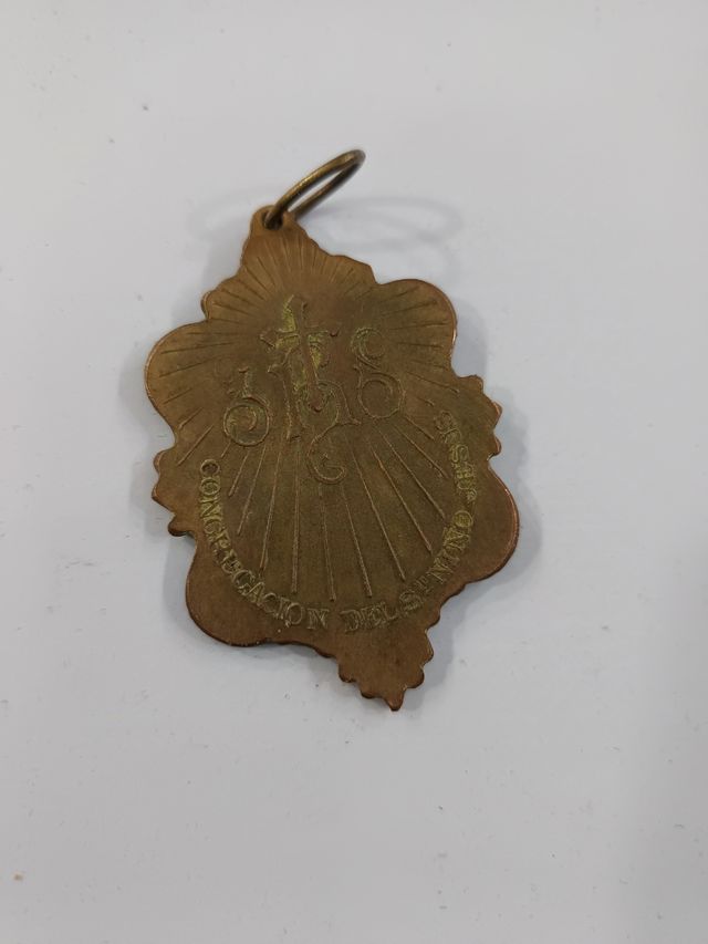 VECCHIA E GRANDE MEDAGLIA DI BRONZO