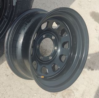 2 x llantas de chapa 16x8 6x139.7 delanteras