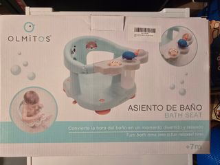 Asiento + barrera baño bebé