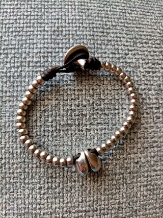 Pulsera bañada en plata de UNOde50