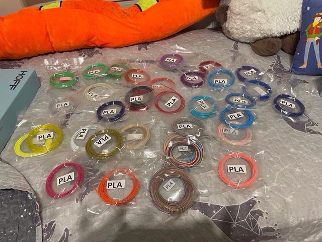 Lapiz 3D printing pen y filamentos PLA