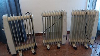 Un Radiador de aceite ocho elementos
