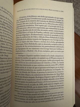 ETA. Las claves de la paz. El negociador de ETA.