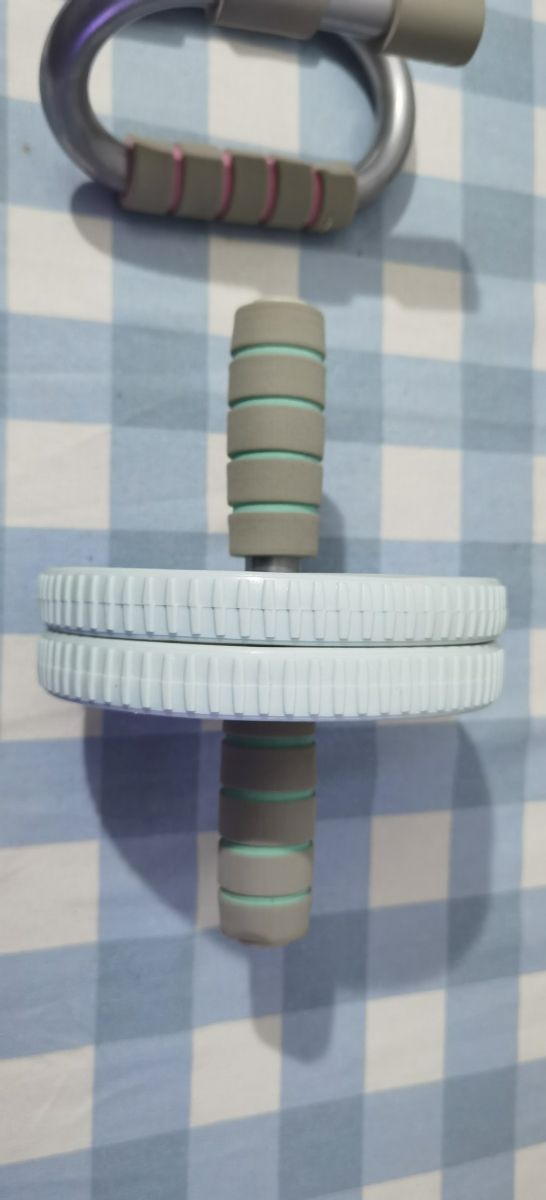 Barra push UP y rueda abdominal