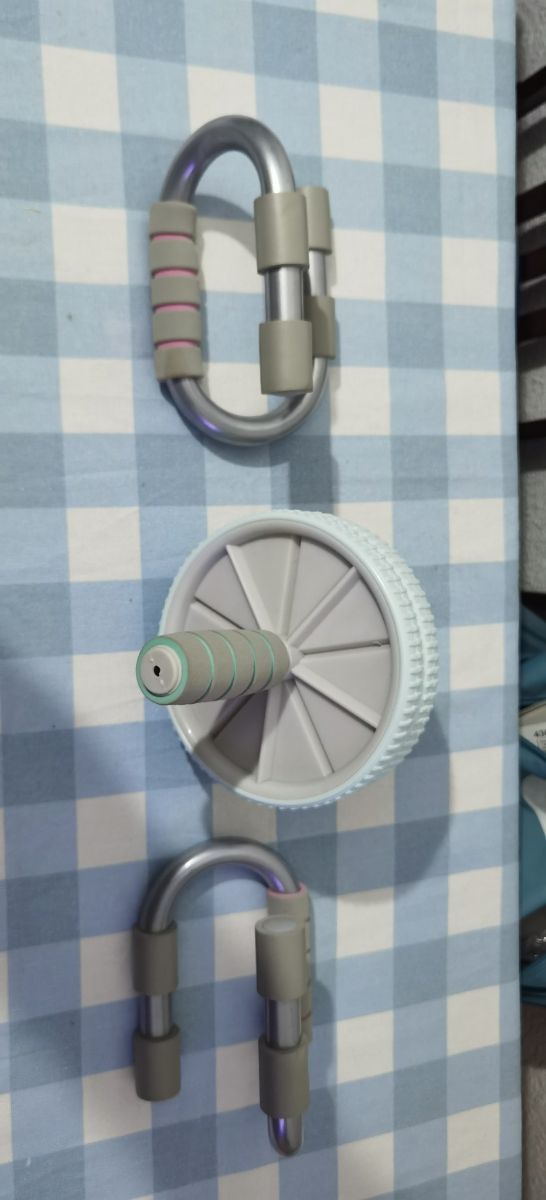 Barra push UP y rueda abdominal