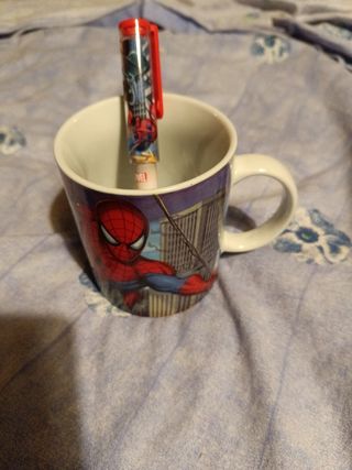Set mug e penna spiderman