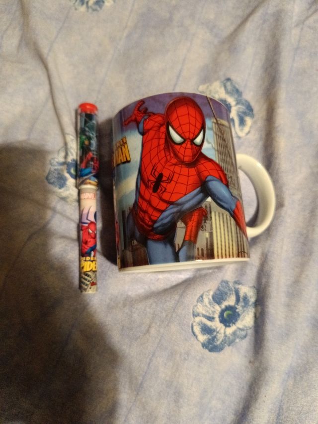 Set mug e penna spiderman