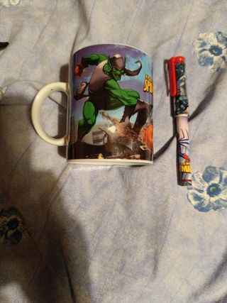 Set mug e penna spiderman