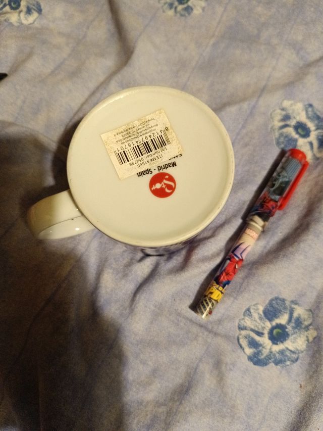 Set mug e penna spiderman
