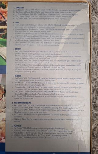 Plancha Princess Clásica Table Chef