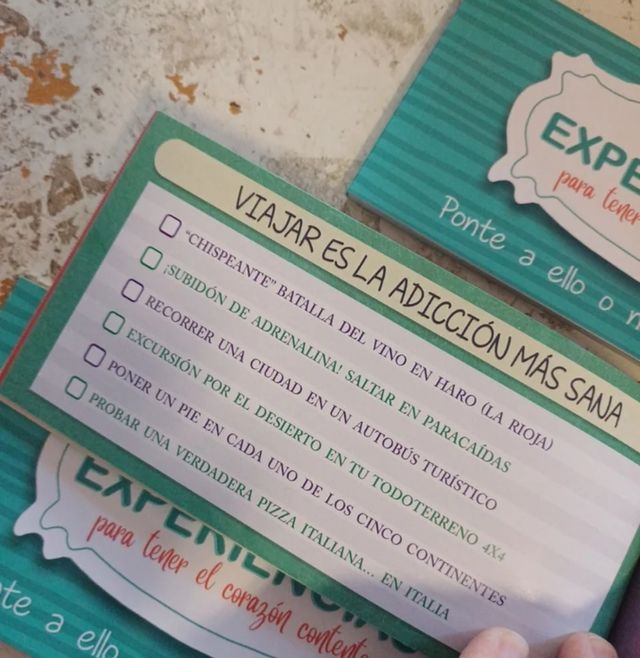 Talonario 300 experiencias REGALO 
