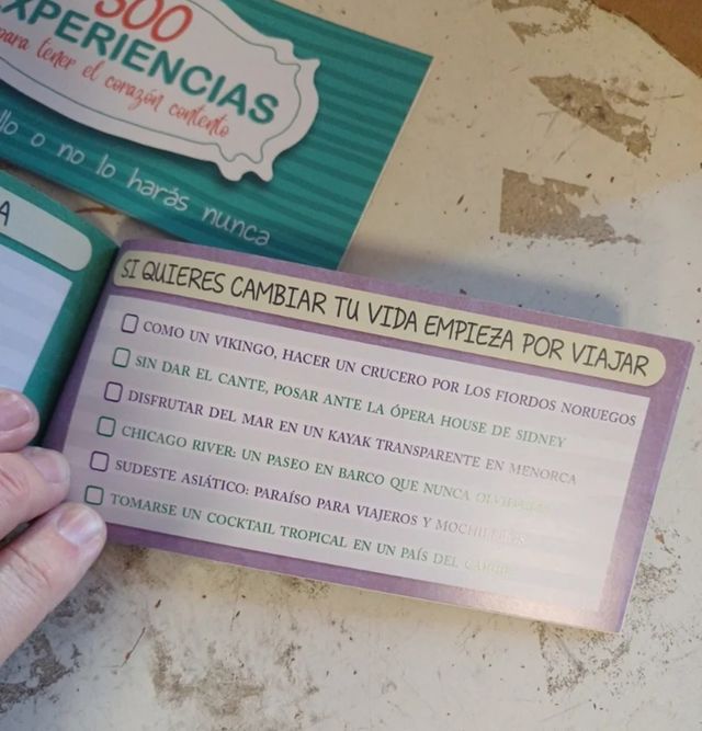 Talonario 300 experiencias REGALO 
