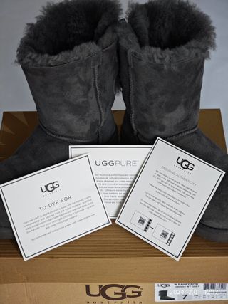 UGG Bailey Bow grigi con fiocchi