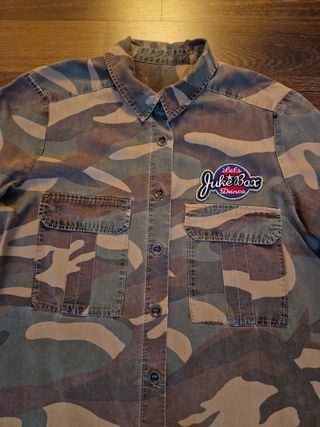 Camisa camuflaje Zara
