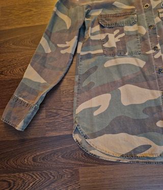 Camisa camuflaje Zara