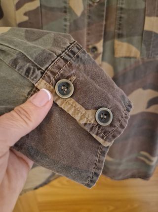 Camisa camuflaje Zara