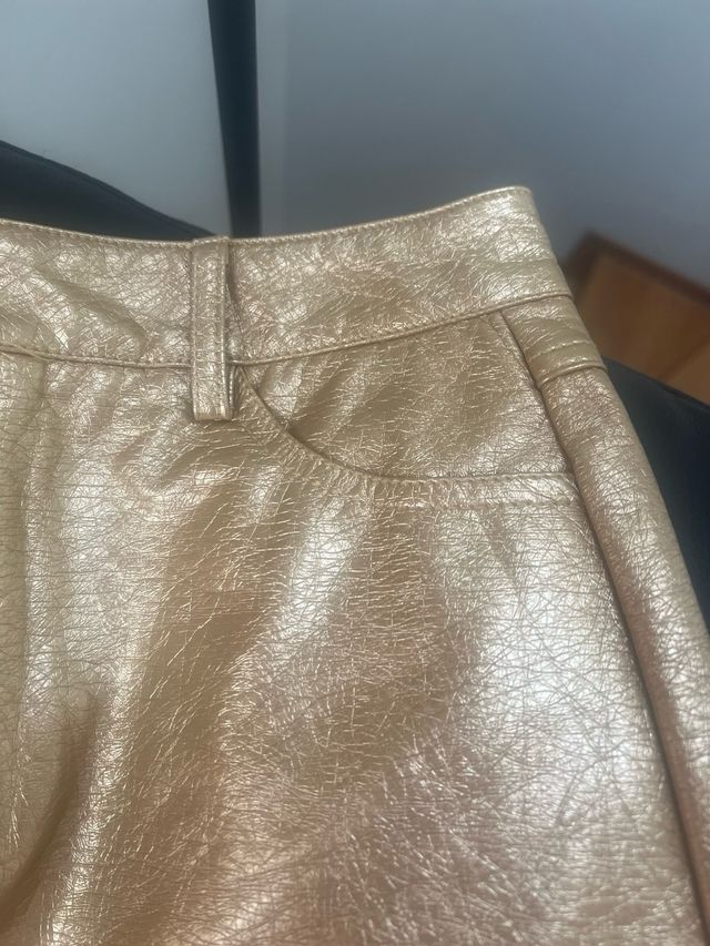 Falda dorada Shein T. S