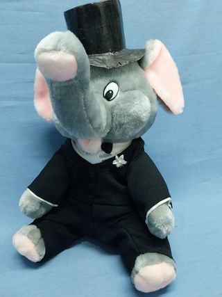 Peluches elefantes novios