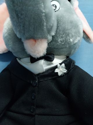 Peluches elefantes novios