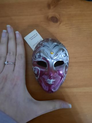 Maschera Venezia porcellana diavolo