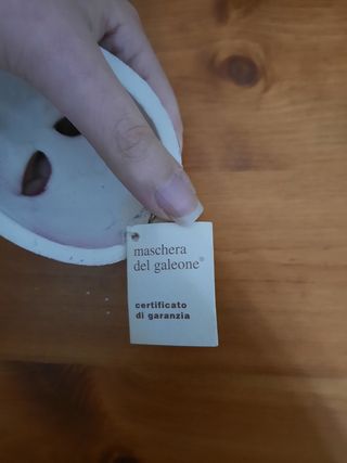 Maschera Venezia porcellana diavolo