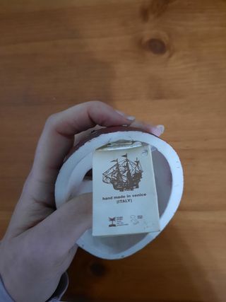 Maschera Venezia porcellana diavolo