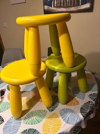 4 Sedie per bambini
