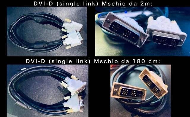 CAVI e ADATTATORI DVI, VGA, MINI DISPLAY PORT