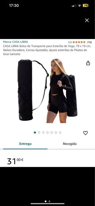 Bolsa para esterilla de yoga