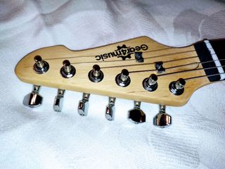 Guitarra eléctrica azul