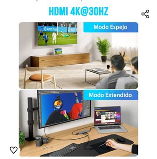 Lemorele Hub USB C Ethernet 8 en 1