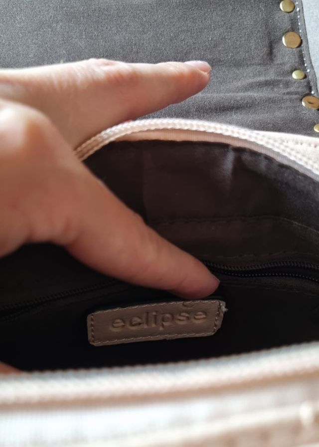 Borsa bauletto similpelle rosa cipria