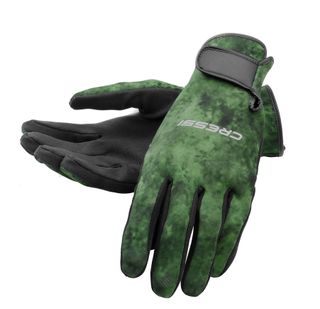 Guantes cressi mimeticos verdes talla S nuevos