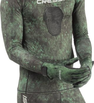 Guantes cressi mimeticos verdes talla S nuevos
