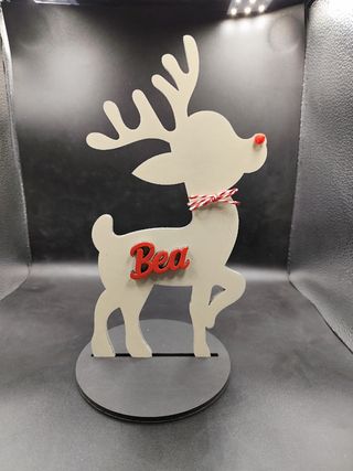 Adornos Renos navidad personalizados