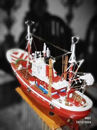 Maqueta Barco Atunero del Cantábrico.