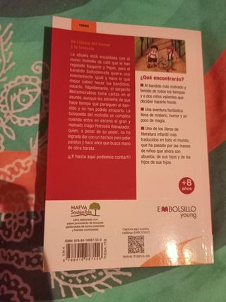 Libro juvenil: El bandido Saltodemata