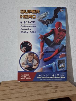 Tablet 8.5LCD Spider Man de desenho para crianças