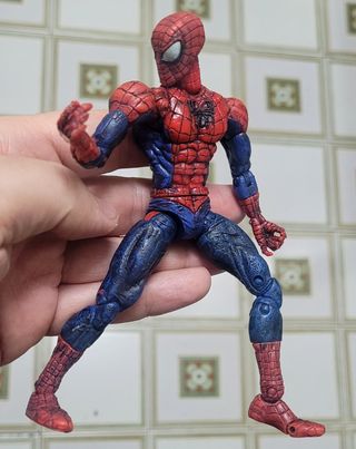 15'5cm 2004 Spiderman Marvel Legends SuperPoseable