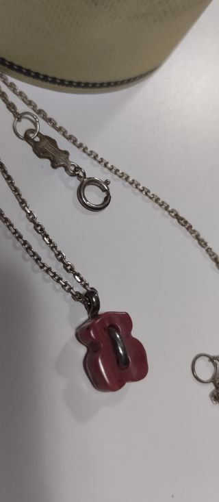 Anillo  y gargantilla  Tous Rosa 🩷 🐻