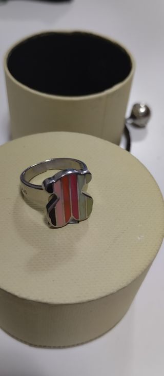 Anillo Tous 🐻 oso 🌈 colores 