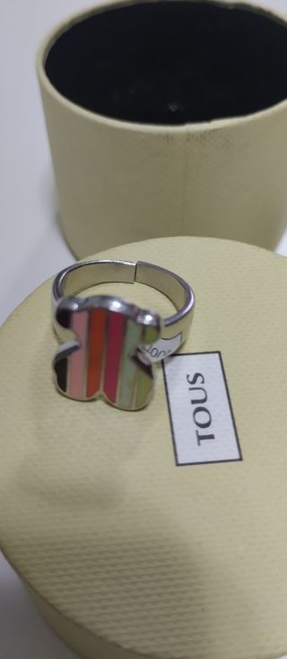 Anillo Tous 🐻 oso 🌈 colores 
