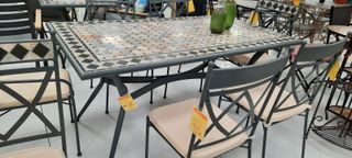 Tavolo da giardino in ceramica, nuovo