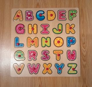 Puzzle alfabeto madera
