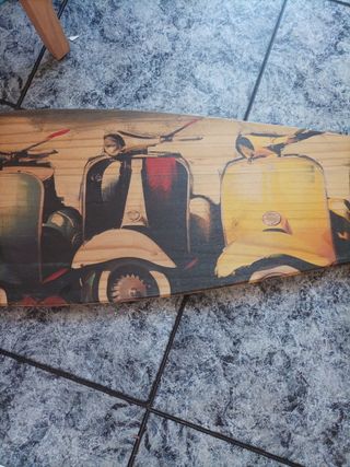 VESPA. TABLA SURF MADERA PERSONALIZA