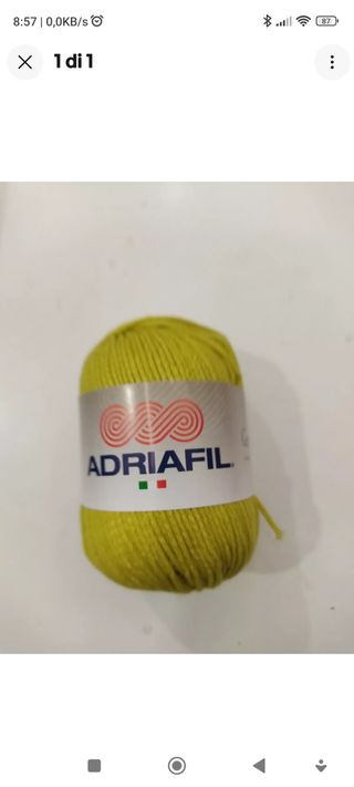 GR 600 gomitoli Genesi senape