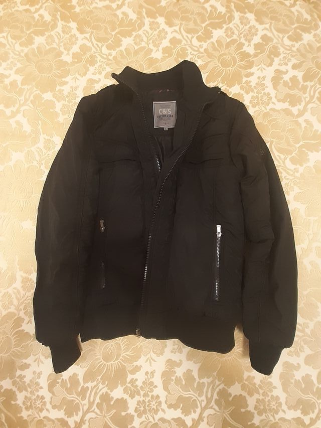 Piumino Cotton & Silk nero